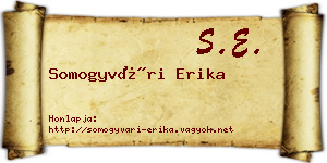 Somogyvári Erika névjegykártya